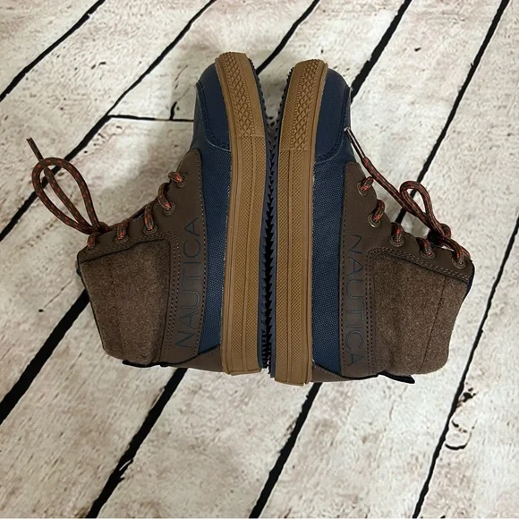 Nautica Kids Chukka Boot Lace-Up and Zipper Bootie size 10toddler - Picture 6 of 9